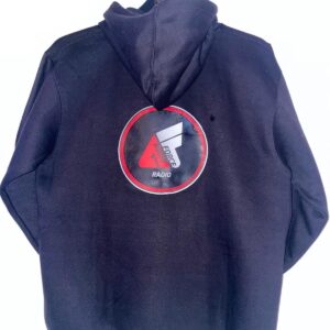 Pull Over Black Radio Station Hoodie