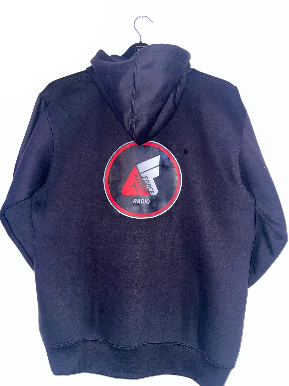 Pull Over Black Radio Station Hoodie