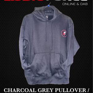 Charcoal Grey Pull Over Fleeced Hoodie