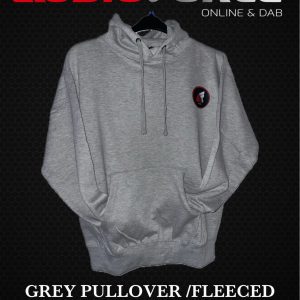 Grey Pull Over Fleeced Hoodie