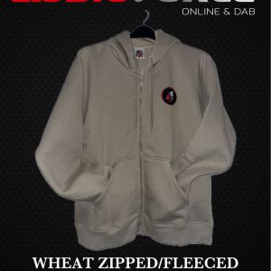 Wheat Zipped Fleeced Hoodie